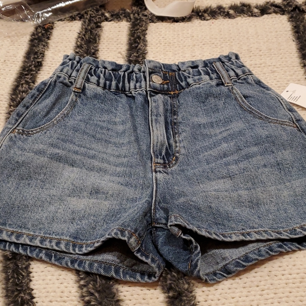 Denim shorts